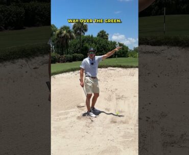 Soft Sand Vs. Firm Sand #golf #golfswag #golfswing #golftechnique #golflife #golfskill