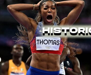 Gabby Thomas Made History In Paris Olympics 2024 Olympics.