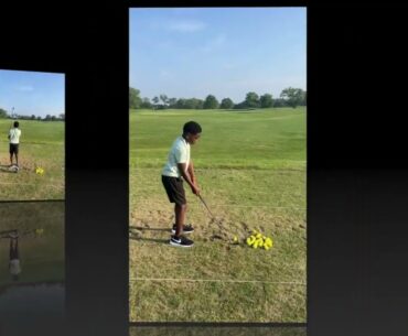 9-Year-Old Golf Phenom Perfects His Swing!