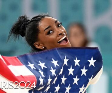 Simone Biles' power inspires even Beyoncé | Paris Olympics | NBC Sports