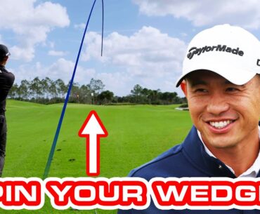 How to spin a 50-Yard Wedge Shots with Collin Morikawa