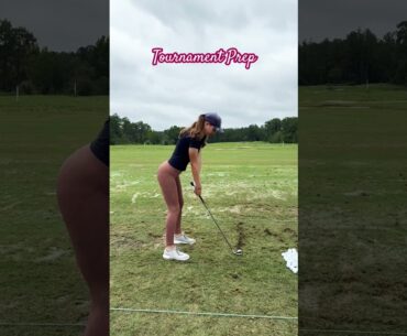 Tournament Prep…. Getting dialed in #golfgirl #golfswing #golf