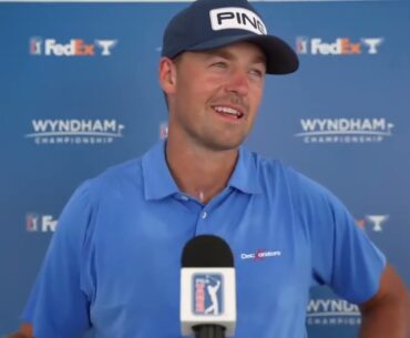 Victor Perez  Friday Flash Interview 2024 Wyndham Championship