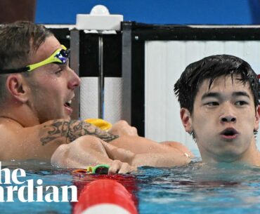 China’s Pan Zhanle accuses Australian and US swimmers of unsportsmanlike behaviour