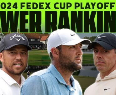 2024 FedEx Cup Playoffs Power Rankings - First Cut Live on CBSSN | The First Cut Podcast