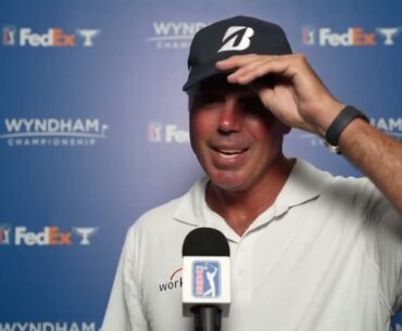 Matt Kuchar Saturday Flash Interview 2024 Wyndham Championship