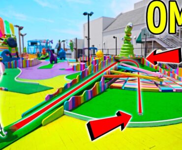 There Is No Other Mini Golf Course Like This! - Crazy Old School Course!