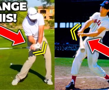 Baseball Swing vs Golf Swing (The #1 Difference!)