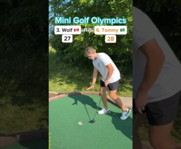 Hole 11, Round 1 | #3 Wolf 🇨🇦 vs #6 🇧🇷 Tommy (Mini Golf Olympics) #minigolf