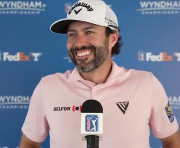 Adam Hadwin Saturday Flash Interview 2024 Wyndham Championship