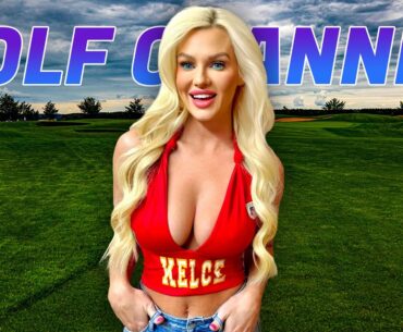 Taylor Cusack shows off most outrageous golf outfit yet as fans say ‘if I wore that I’d be arrested’