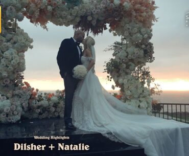 Dilsher + Natalie's Wedding 4K UHD Highlights at Trump Golf Club Palos Verdes CA