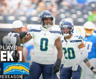 Seattle Seahawks Top Plays vs. Los Angeles Chargers | 2024 Preseason Week 1