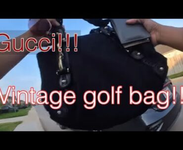 Legit Gucci bag napulot ko sa garage sale at vintage golf bag score!!!