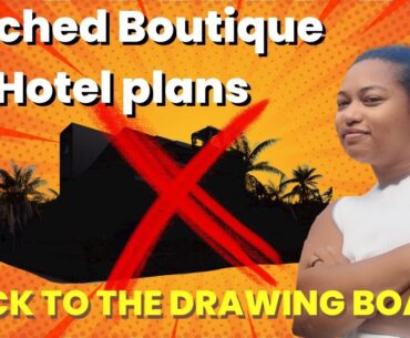 Redesigning our International Boutique Hotel 🏨 in Secret Beach Belize!