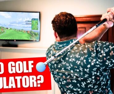 A Home Golf Simulator You Can Use ANYWHERE?! (Phigolf 2 Review)