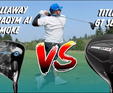 2024 Driver Fitting: Callaway Paradym AI Smoke vs. Titleist GT Series Drivers PART 1