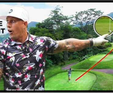 DROVE THE PAR 4 AT ROYAL HAWAIIAN | CHAD OWENS | BAD GOLF HAWAII