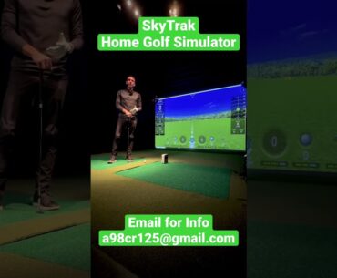 Easy Affordable Home Golf Simulator - SkyTrak 4.2 Review & Information