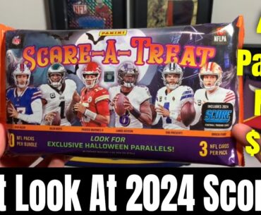 40 Football Packs For $22?! First Look At The 2024 Score Football Card Design? Kinda Fun For The $!