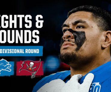 Penei Sewell Mic'd Up | Extended Sights and Sounds: Lions vs. Buccaneers | 2023 Divisional Round