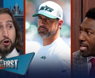 Aaron Rodgers ‘doesn’t need to’ play in preseason, Should the Jets start him? | FIRST THINGS FIRST