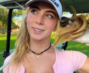 Bra-less Golf Influencer Grace Charis Releases Her Own Slo-Mo Swing Video