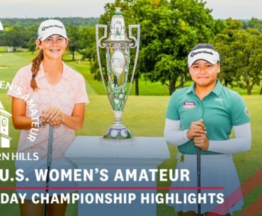 2024 U.S. Women's Amateur Saturday Championship Highlights: Talley vs. Malixi | Every Televised Shot