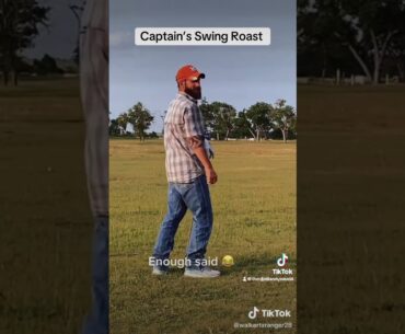 Captain’s Swing Roast of Devon Walker #golf #golfswing #golfswag #funny #golfswingroast