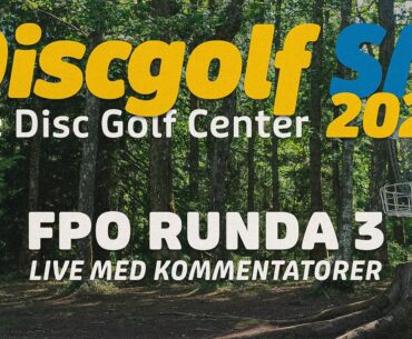 SM i Discgolf 2024, LIVE FPO R3