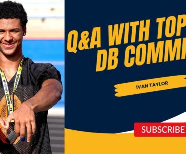 EXCLUSIVE: 1-on-1 with Michigan DB commit Ivan Taylor I #GoBlue