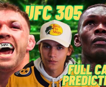 UFC 305 Du Plessis vs. Adesanya Full Card Predictions!