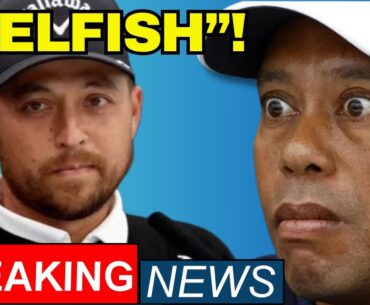 Xander Schauffele sends ‘SELFISH’ retirement message to Tiger Woods