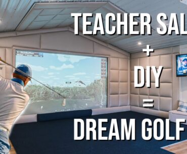 How I Built my Dream Home Golf Simulator for Under $7000 Dollars | DIY