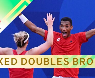 Auger-Aliassime & Dabrowski end Canada's 24-year Olympic tennis medal drought,  mixed doubles bronze