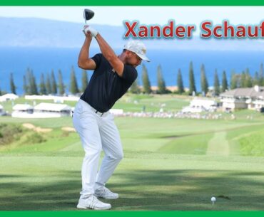 Power Hitter Xander Schauffele Awesome Swing Motion & Slow Motion,작은거인 젠더쇼플리 파워바디턴 스윙모션 & 슬로우모션 2024