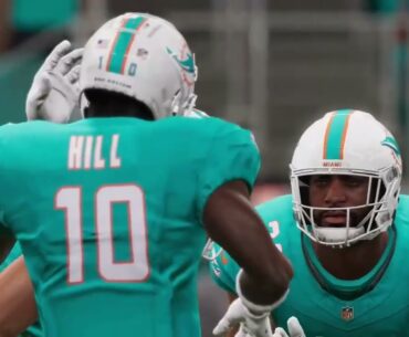 Madden 25 Gameplay First Look Washington Commanders @ Miami Dolphins