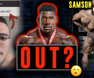 Neckzilla OUT?... | Samson v Lunsford | + EXCLUSIVE Statement on Nick Walker & HD Muscle Split