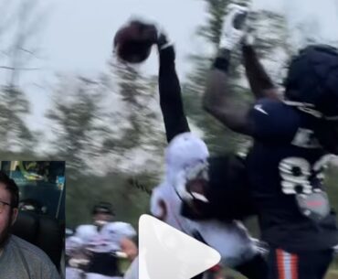 BENGALS FAN REACTS TO CAM TAYLOR-BRITT MAKING THIS INSANE PASS BREAK UP IN PRACTICE TODAY!!