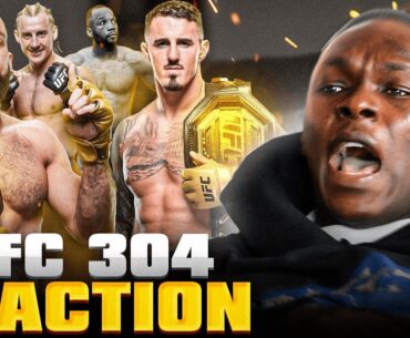 Israel Adesanya Reacts To Belal Muhammad Shocking The World At UFC 304