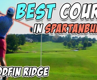 I played the BEST GOLF COURSE in Spartanburg, SC | Woodfin Ridge Course Vlog Part 1