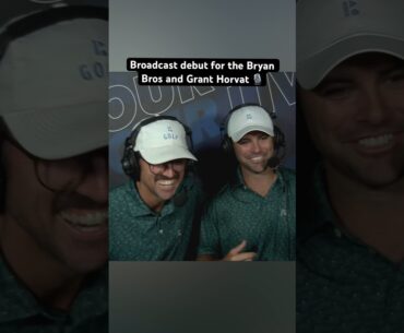 @BryanBrosGolf and ​⁠@GrantHorvatGolfs on the broadcast 👏