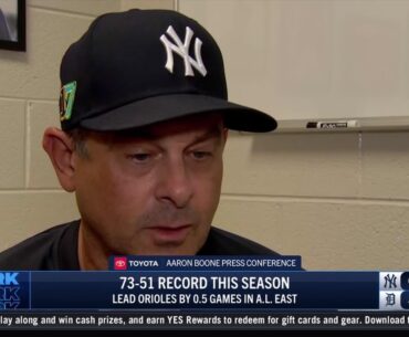 Aaron Boone on Carlos Rodón, the bullpen, & more