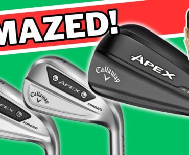 WASN’T EXPECTING THIS! Callaway Apex Ai200 Ai300 Ti Fusion Irons