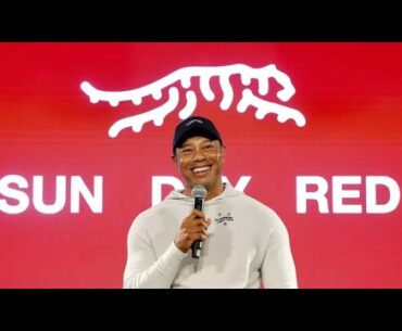 Tiger Woods showcases upcoming clothing lineup with brand Sun Day Red #gt5w4lf