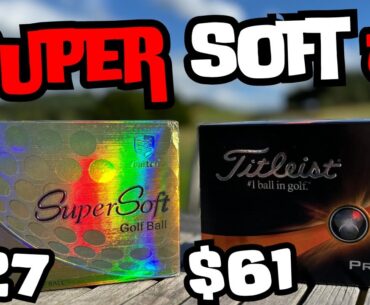 Insane BACKSPIN! CAITON Supersoft v TITLEIST Pro V1 Golf Ball