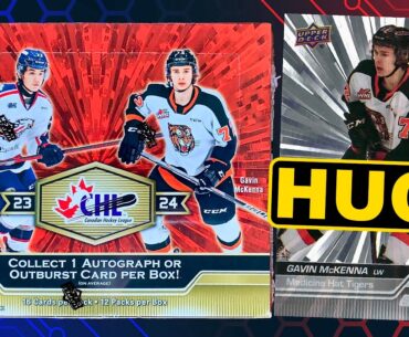 BEDARD HAS A COUSIN?!? - 2023-24 Upper Deck CHL Hockey Hobby Box Break