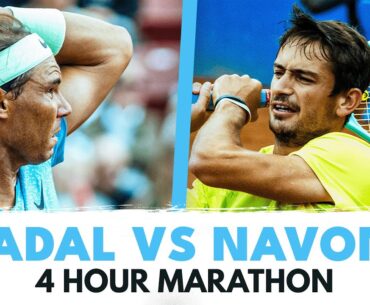 Rafael Nadal vs Mariano Navone In 4 HOUR MARATHON! | Bastad 2024 Highlights