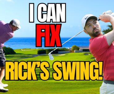 How to Fix Rick Shiels' Golf Swing so he ALWAYS BREAKS 75!!!