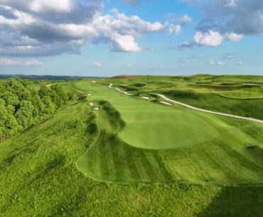 Drone tour of The Pete Dye Course at French Lick Resort in Indiana